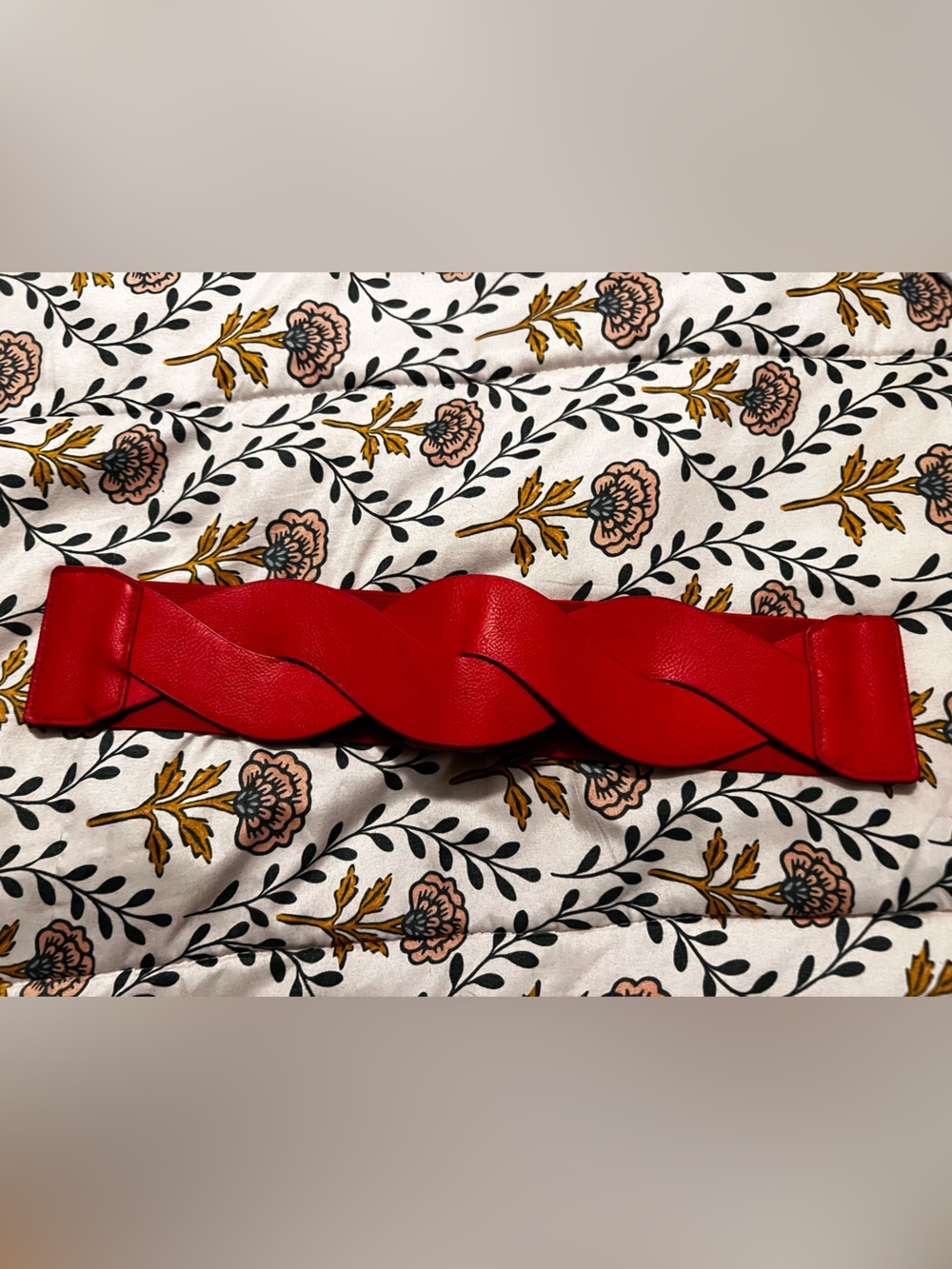 Red Braided Waist Belt - Women Accessories